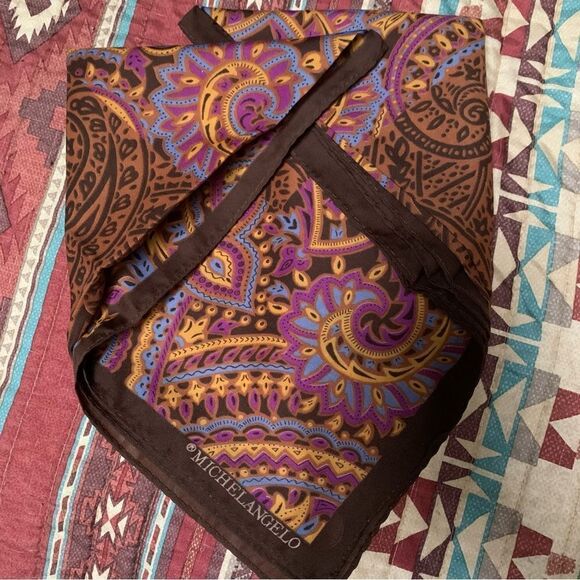 New Michelangelo Printed Scarf - Picture 5 of 5